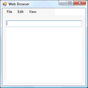 Web Browser Running