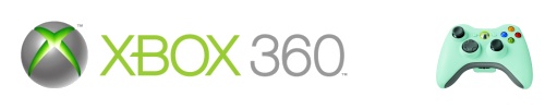 Xbox 360 Light Blue Wireless Controller
