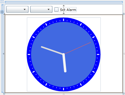 MainPage with Clock UserControl