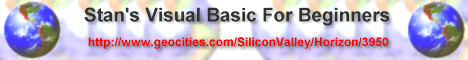 Stan's Visual Basic for Beginners