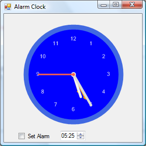 Alarm Clock Running