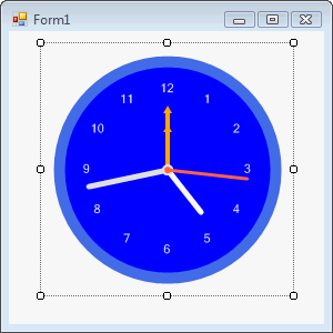 frmMain with Clock