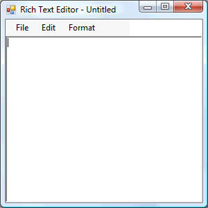Rich Text Editor Running