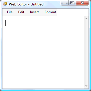 Web Editor Running