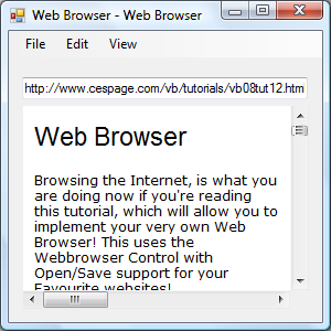 Web Browser